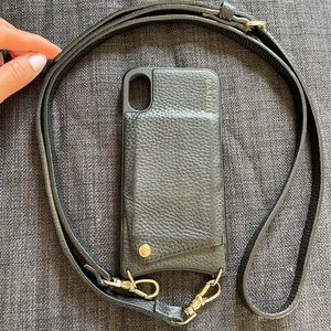 Bandolier case with strap for iPhone X/Xs